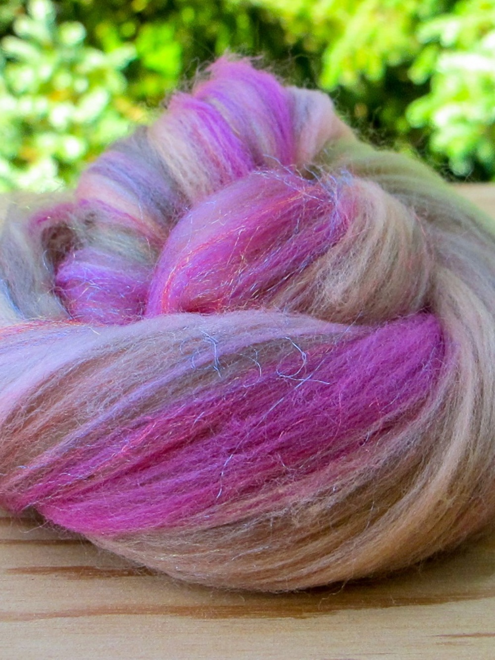 Tutu Merino Wool Art Batts for Spinning Weaving Felting Fiber Textile